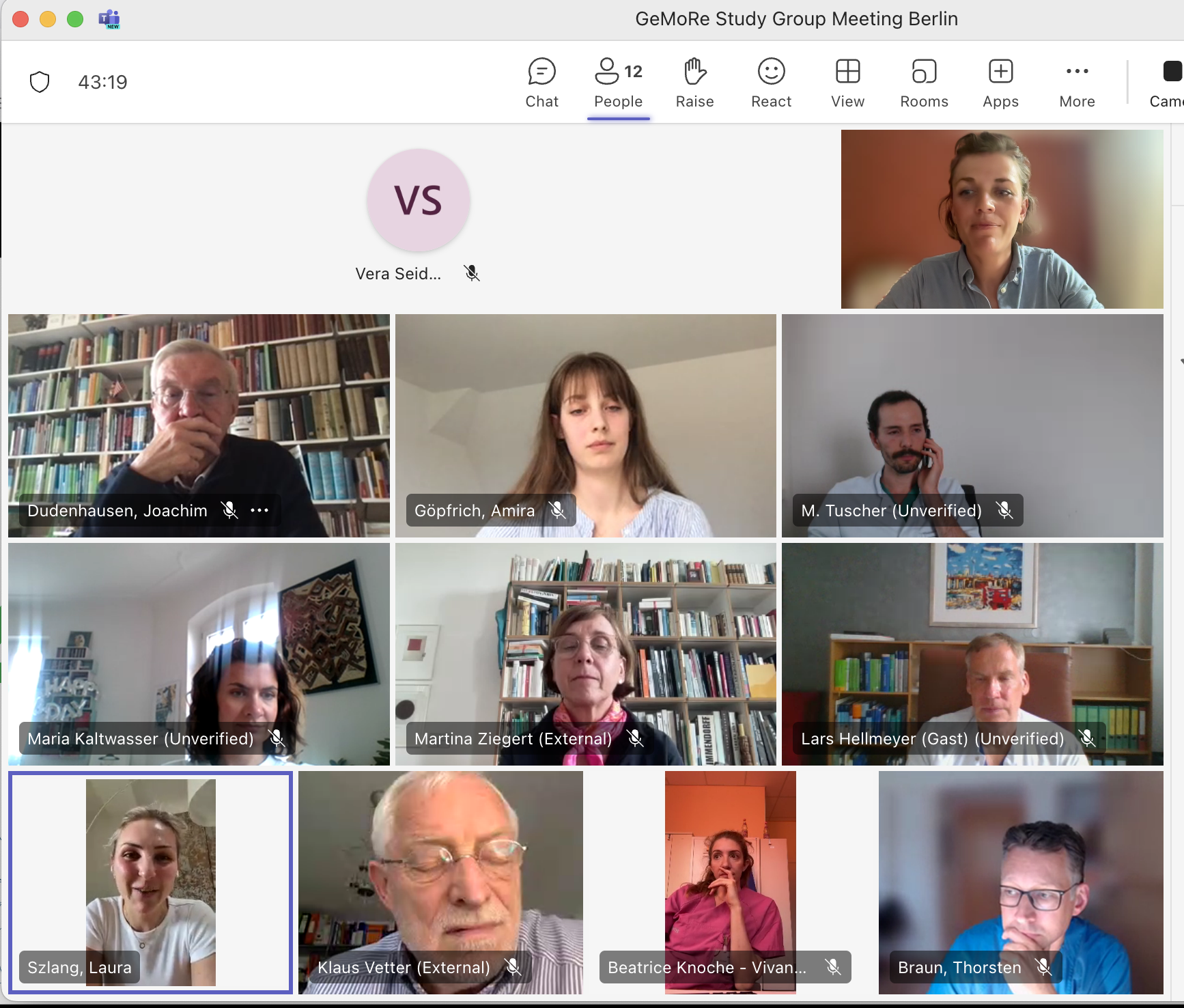  Erfolgreiches erstes GeMoRe Online-Meeting 